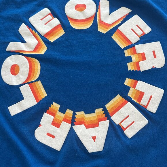 Seek Discomfort Medium Blue Vintage T Shirt Streetwear Skate Vintage Graphic - Picture 5 of 7